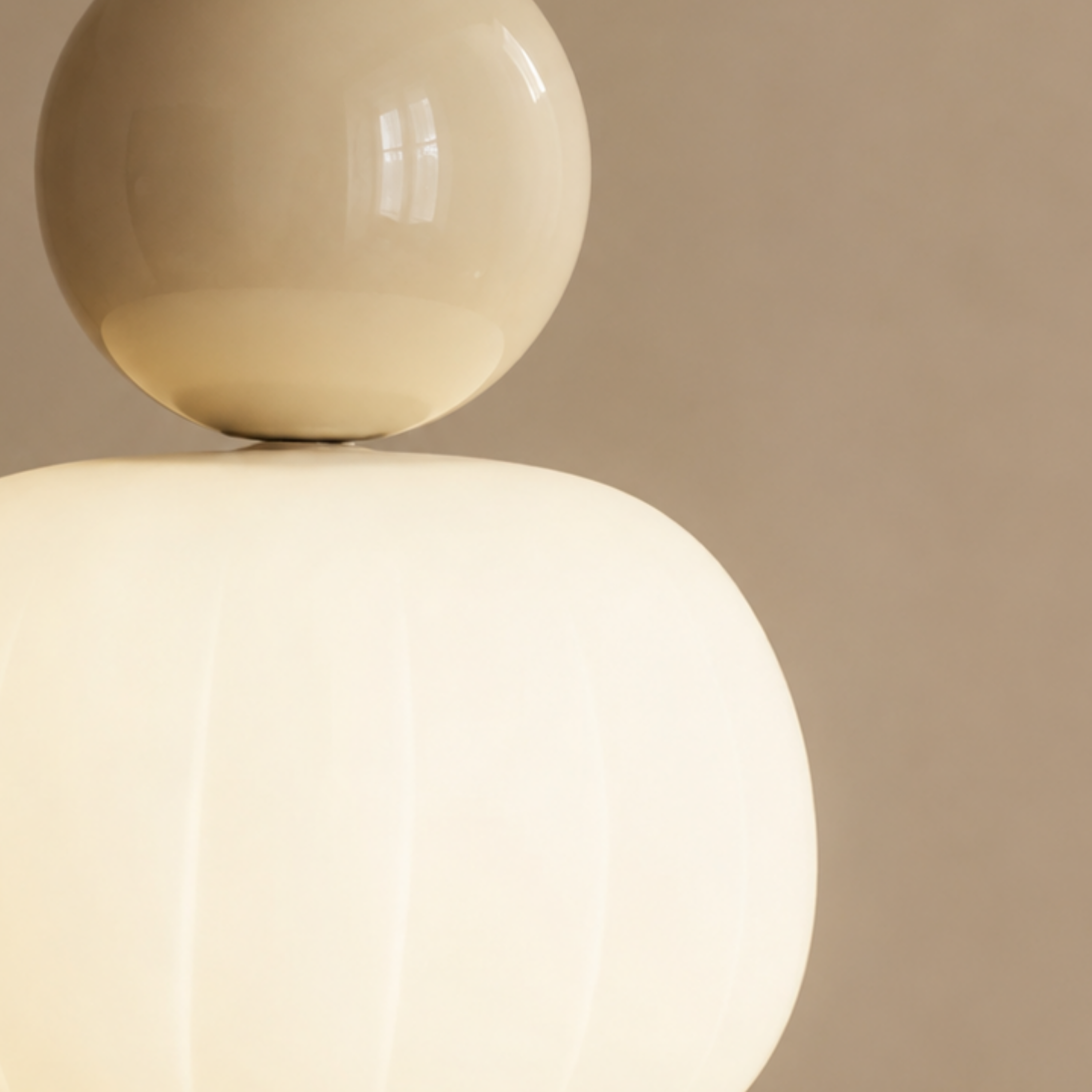 Art Deco Bauhaus Kürbis Pendelleuchte