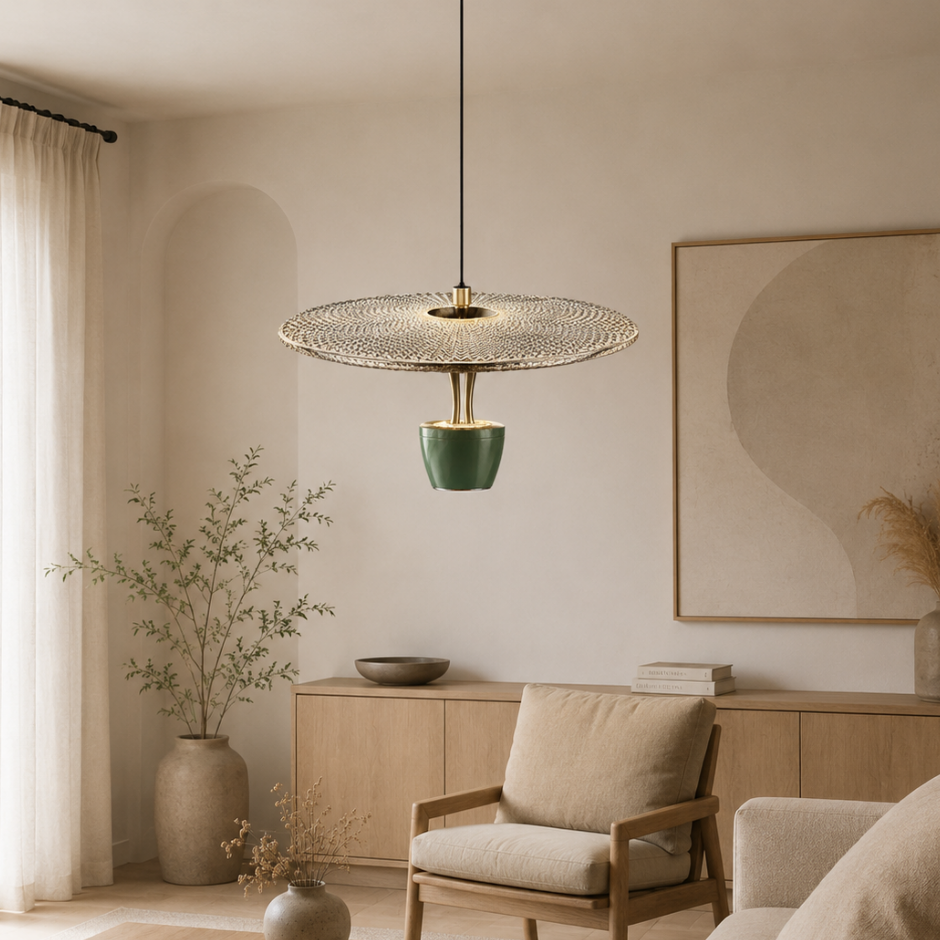 Esstisch Acryl LED Pendelleuchte