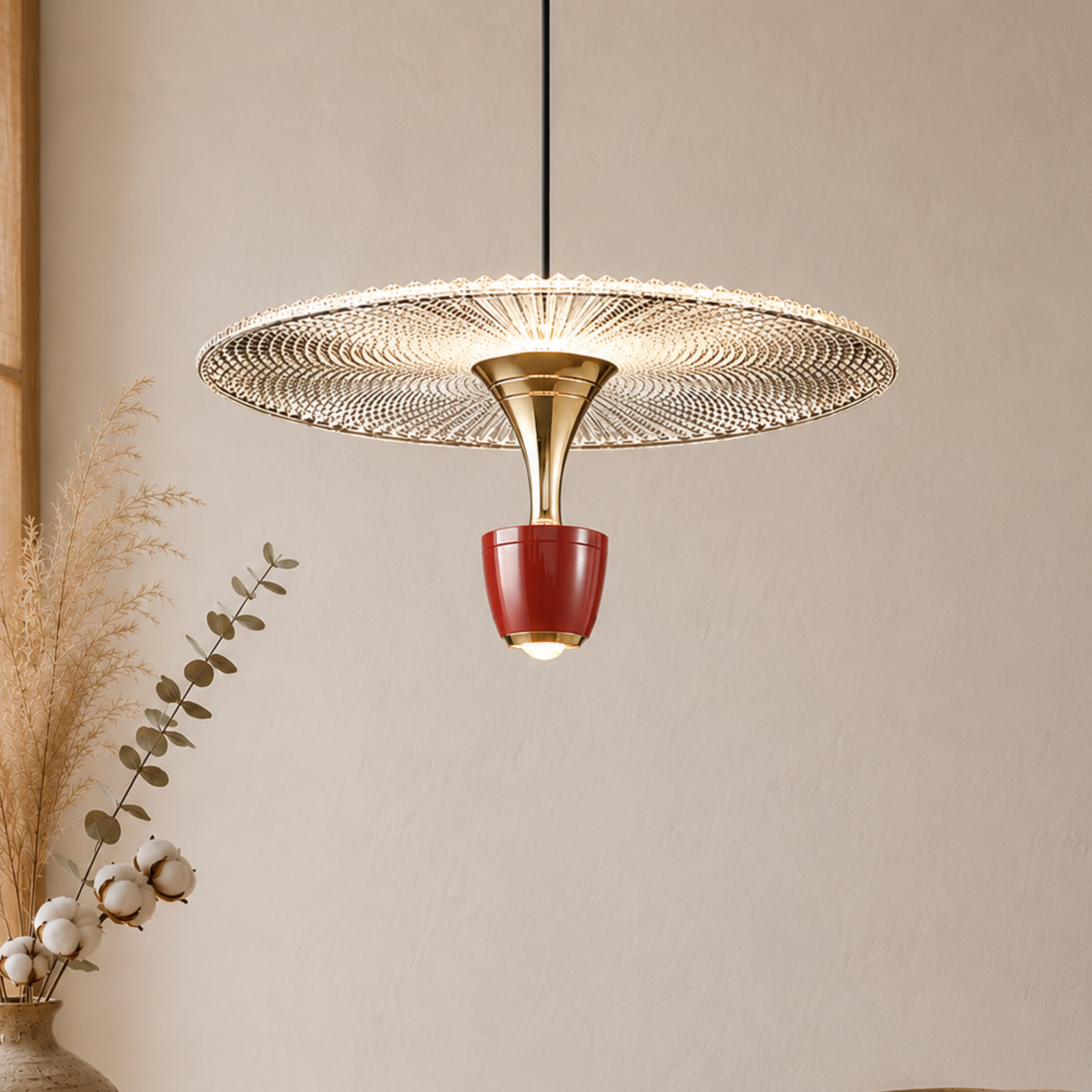 Esstisch Acryl LED Pendelleuchte