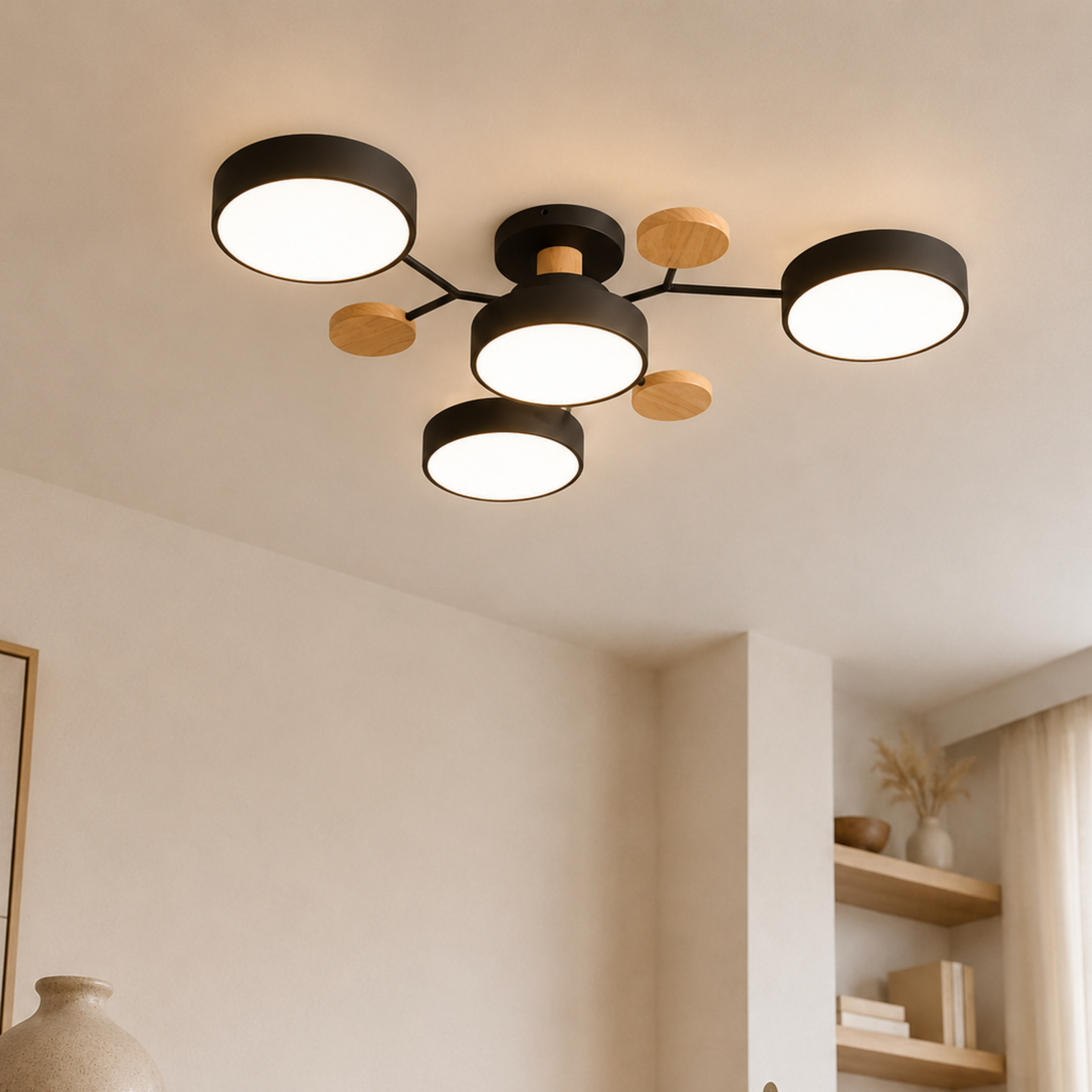 Moderne Halo LED Deckenleuchte