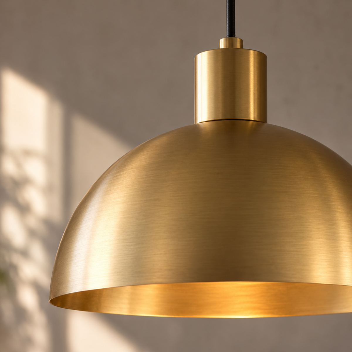 Bronze Art Deco LED Pendelleuchte