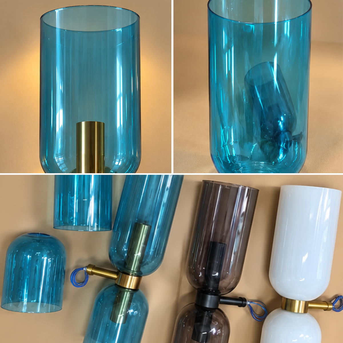 Moderne Glas Wandleuchte