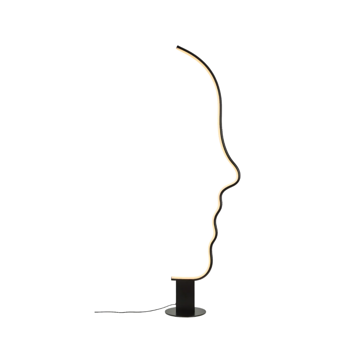 Minimalistische Indoor-Gesichts-Stehlampe