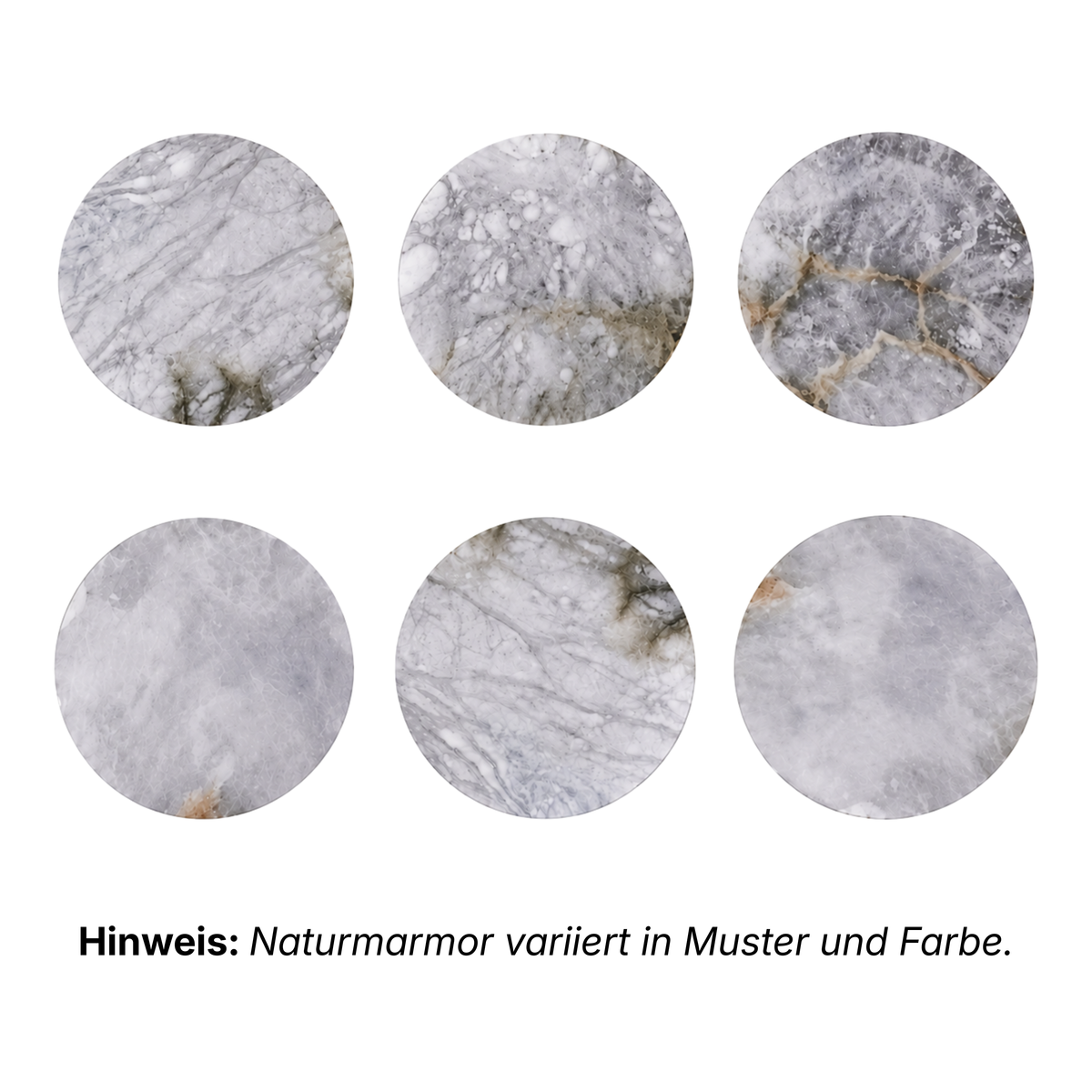 Runde Marmor LED Wandlampe