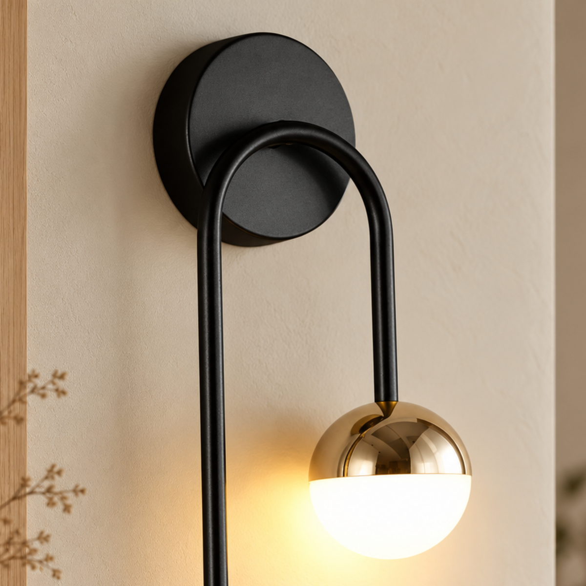 Moderne Drehbare Runde LED-Wandleuchte
