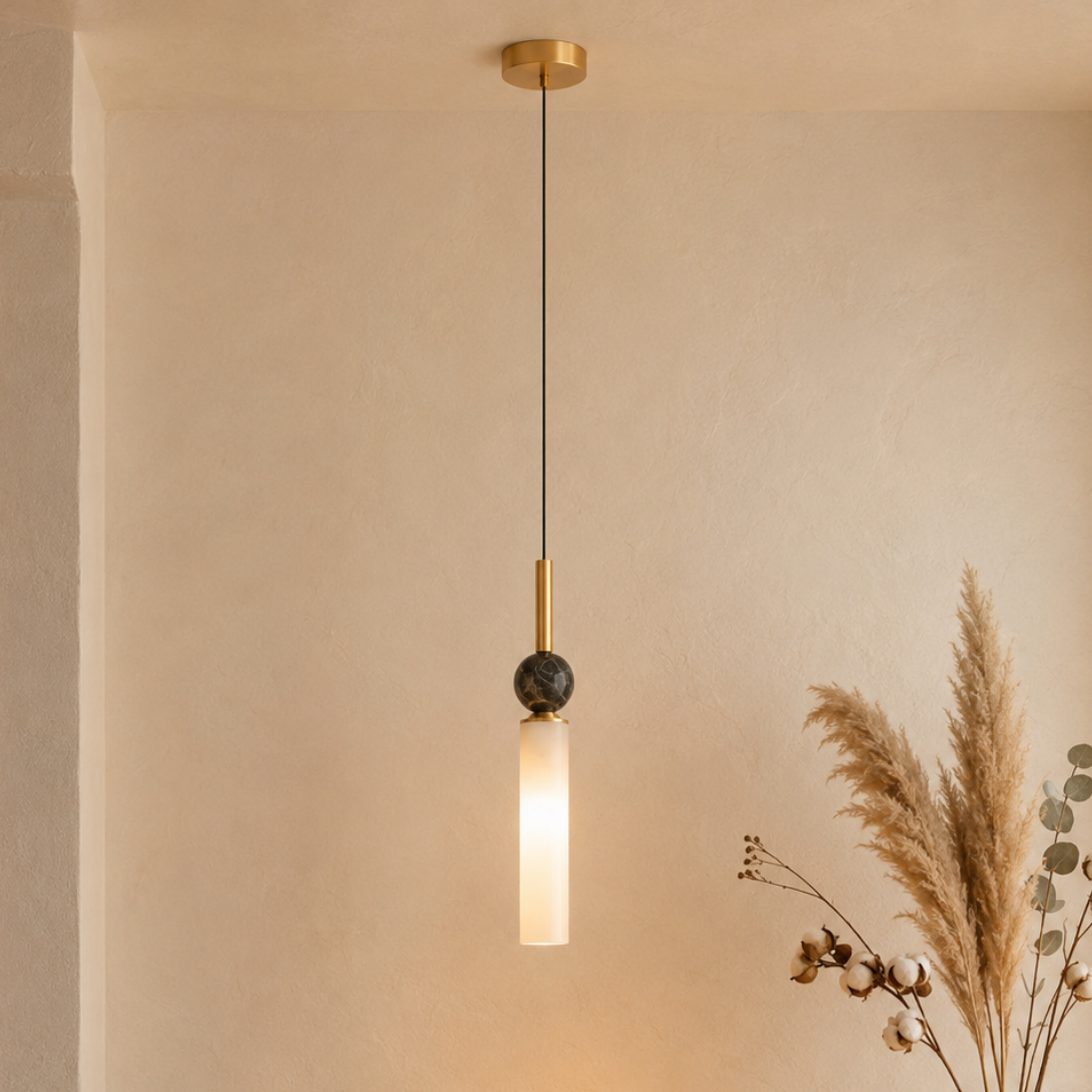 Moderne LED Marmor Hängelampe