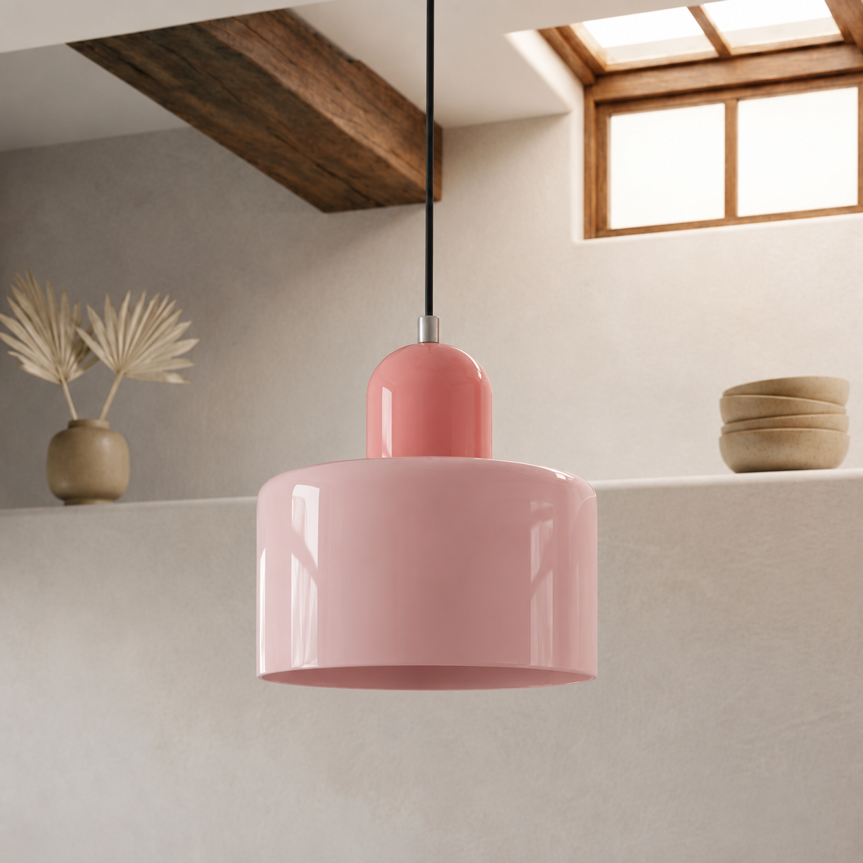 Pendelleuchte mit erweitertem Halo Design