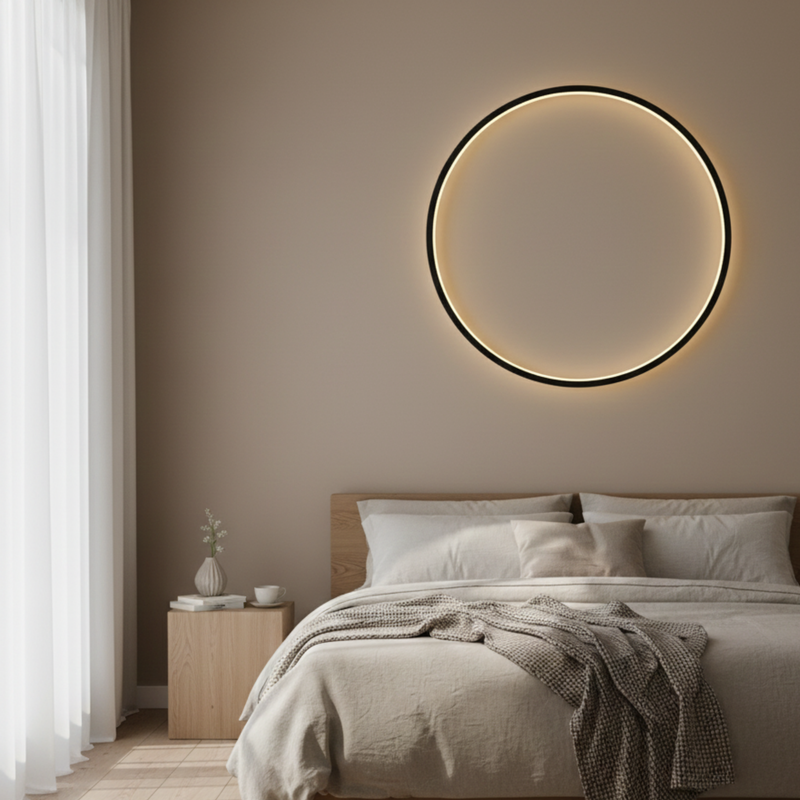 Runde Minimalistische Wandlampe