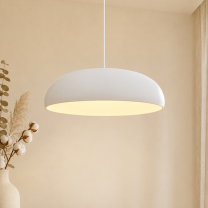 Minimalistische Aluminium Scheiben Pendelleuchte