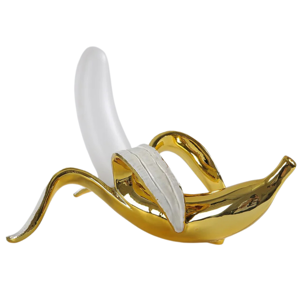 Art-Deco Bananenförmige LED Tischlampe