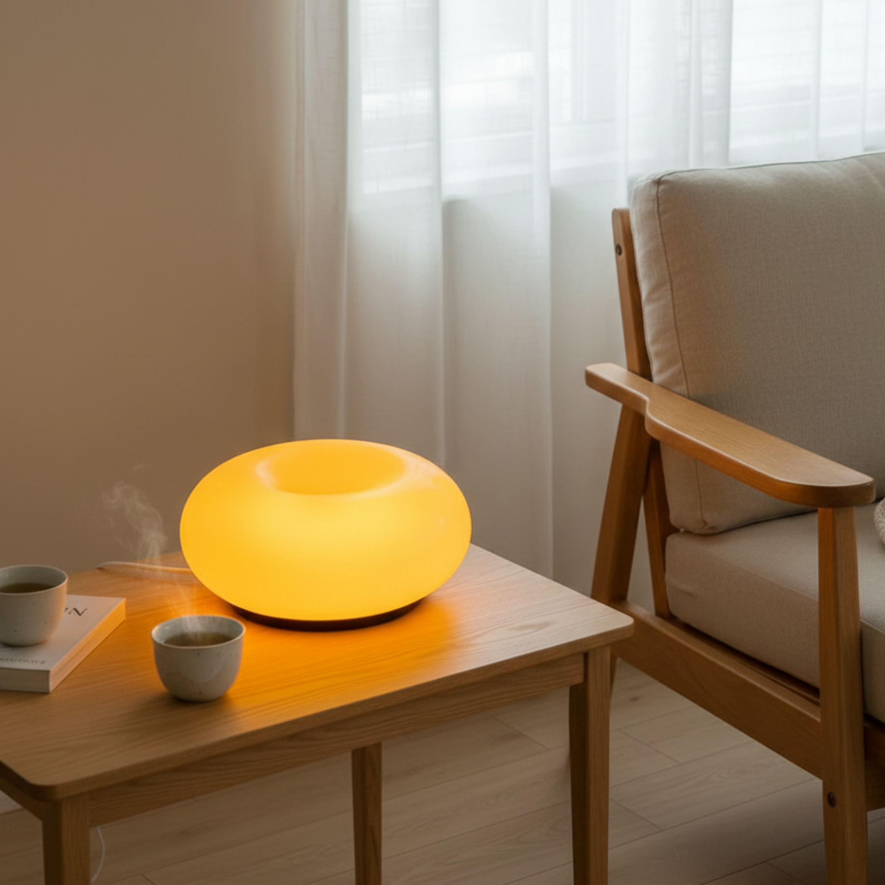 Bauhaus Donut LED Lampe