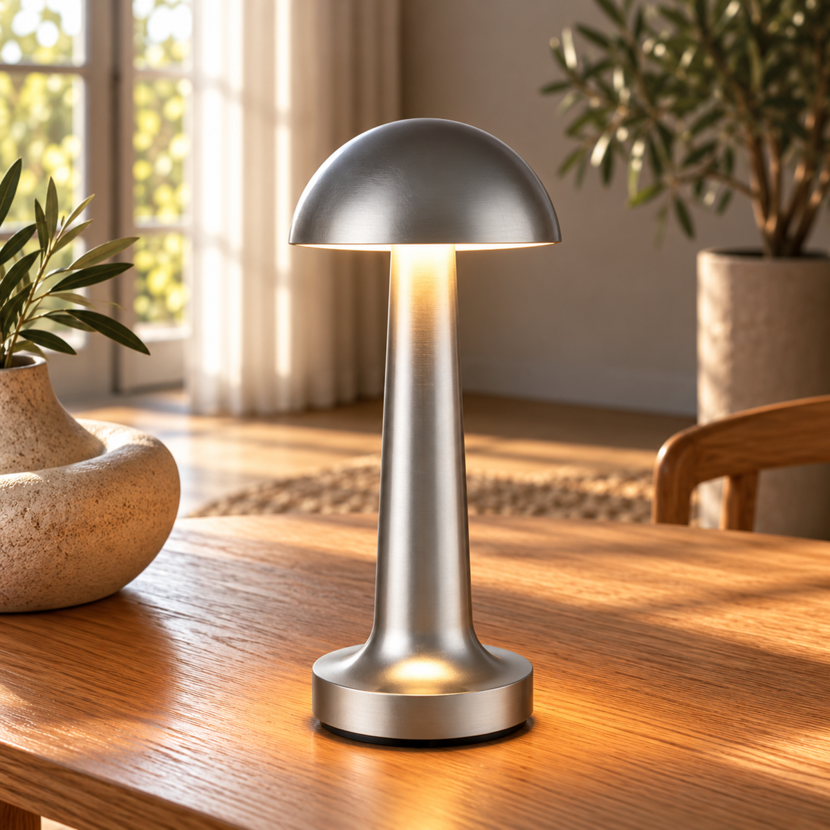 Moderne Kabellose Wiederaufladbare LED Tischlampe