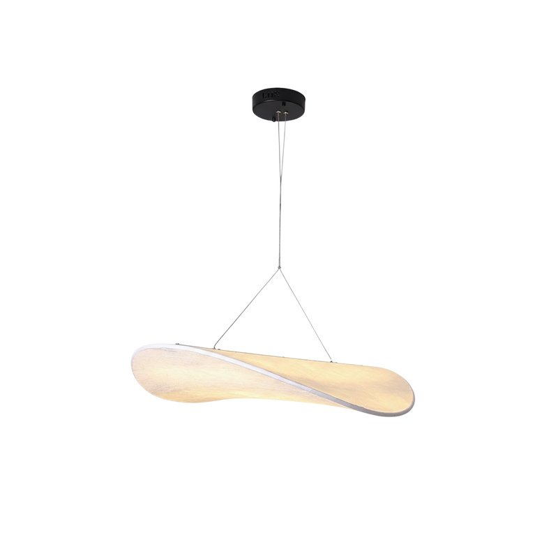 Japandi Seiden LED Pendelleuchte