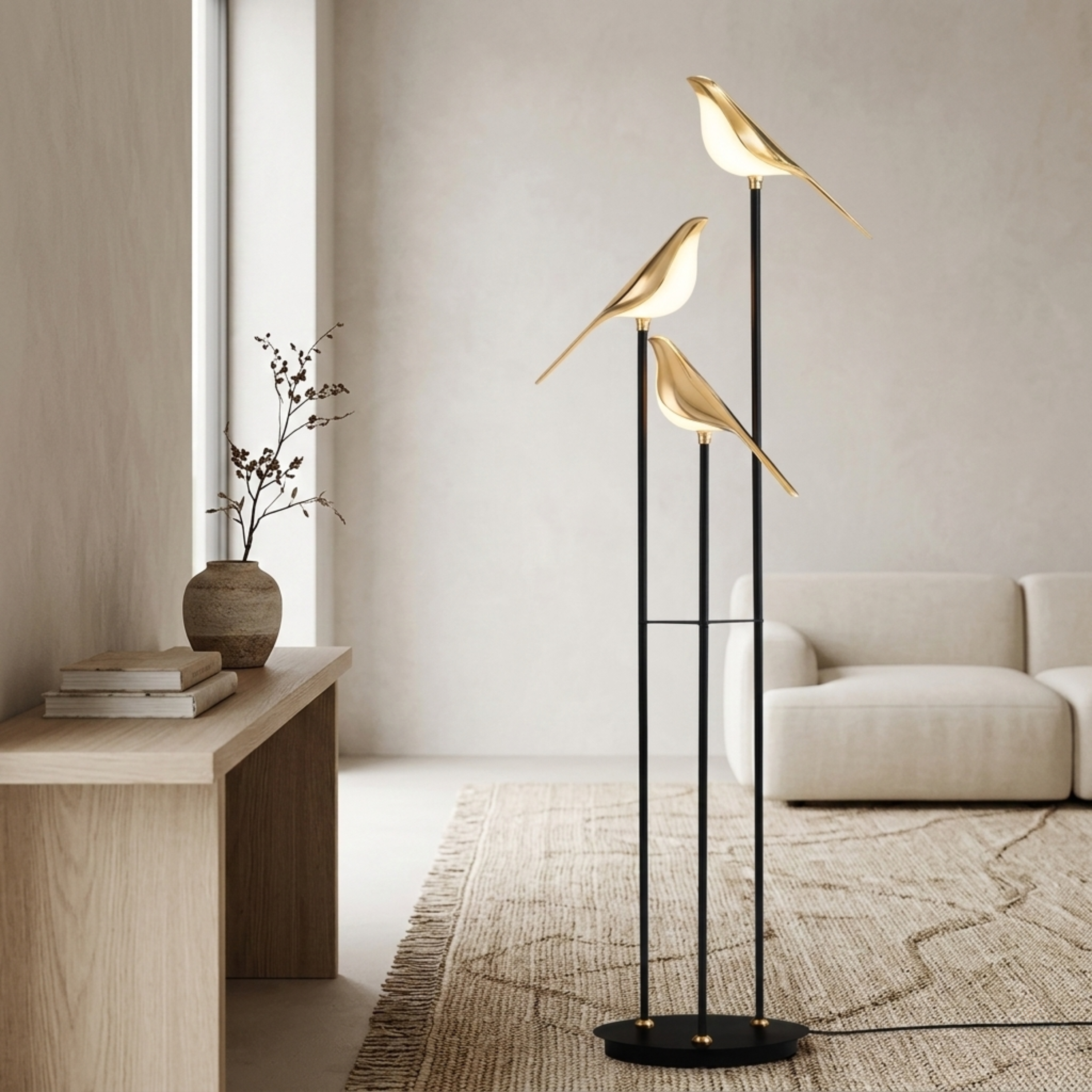 Moderne Vogel Design Stehlampe