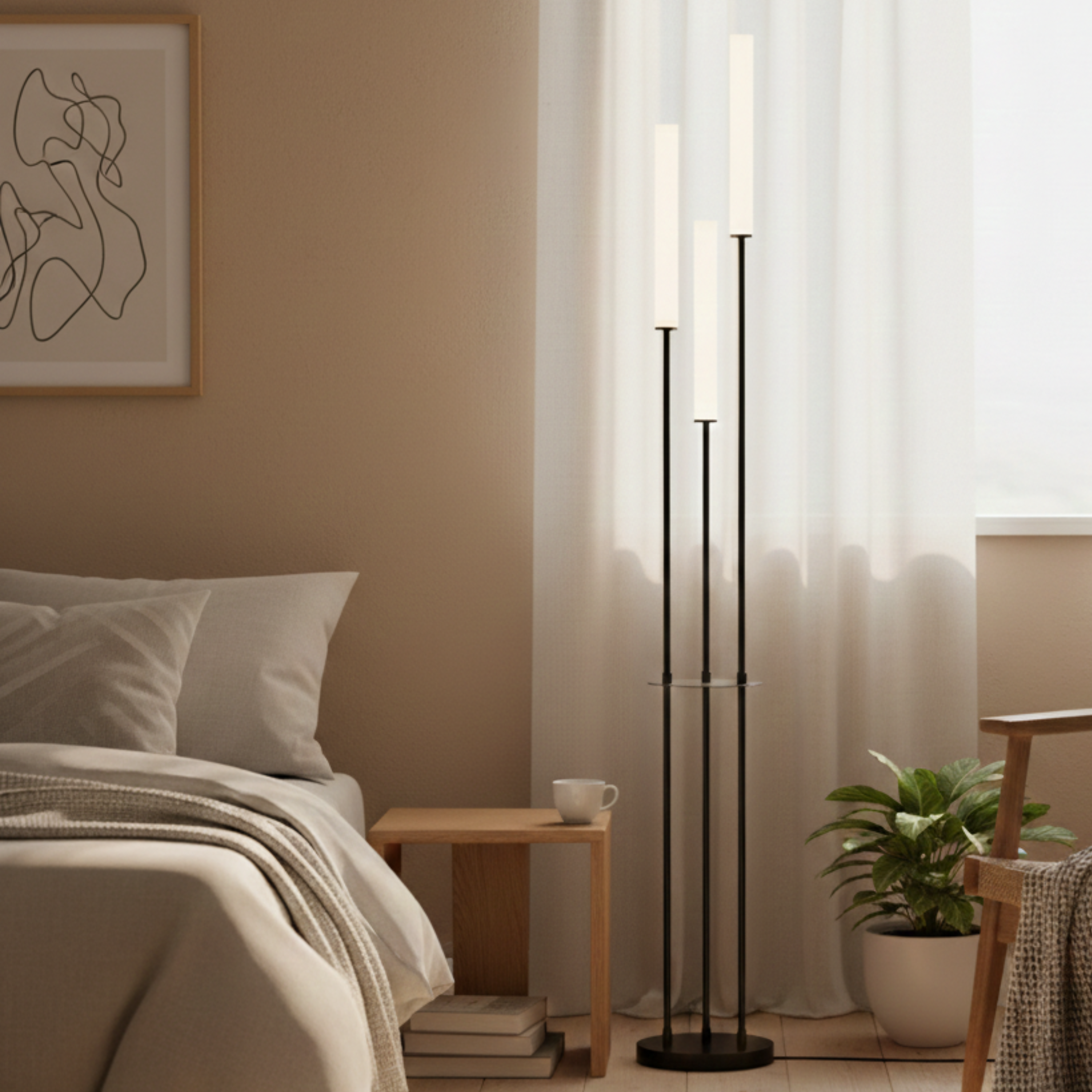 Verstellbare Modern Minimalist LED Stehlampe Innen