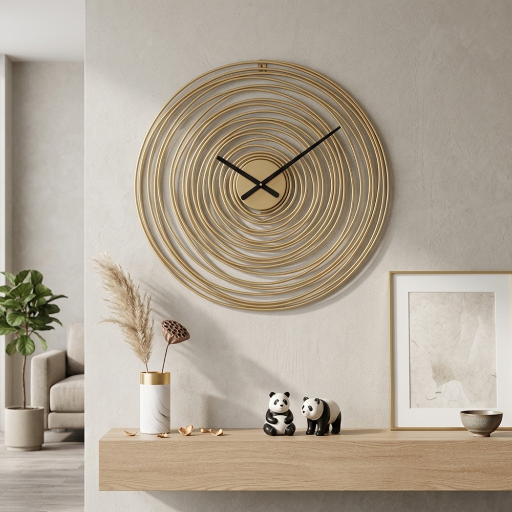 Moderne Runde Wanduhr