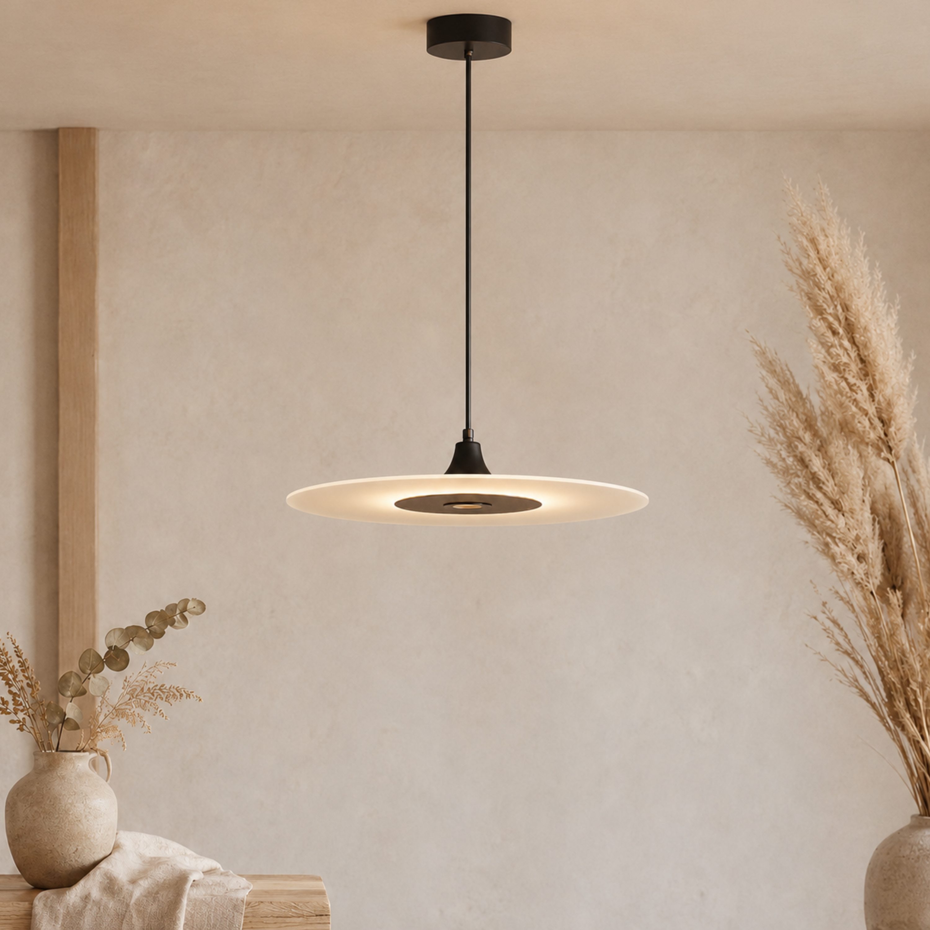 Moderne Schlichte LED Pendelleuchte