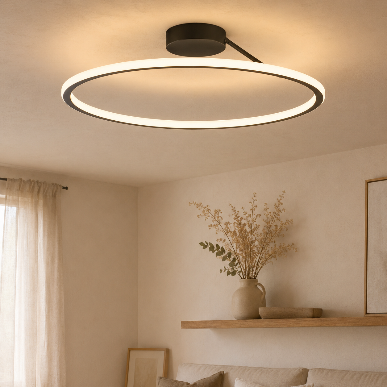 Elegante Halo LED Deckenleuchte