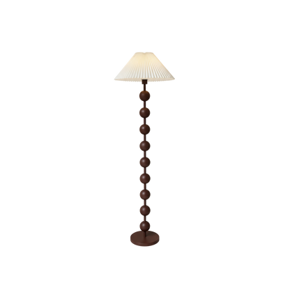 Amerikanische Walnuss Vintage Stehlampe