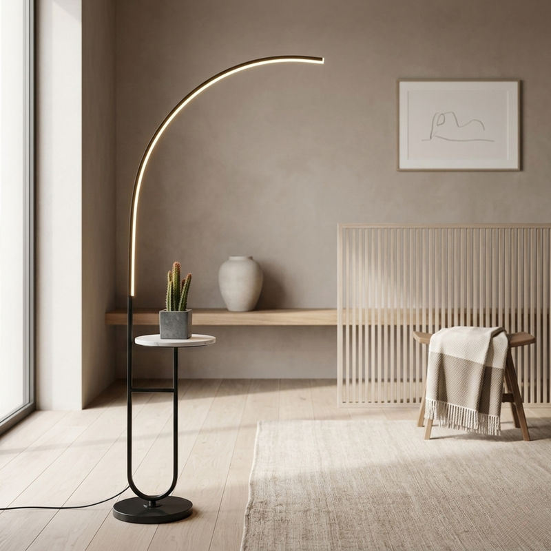 LED Eisen Stehlampe