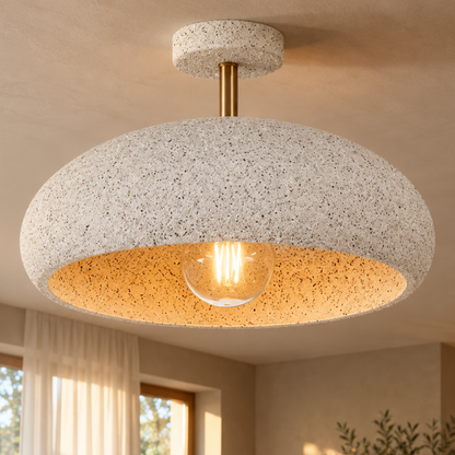 Nordische Gesprenkelte Steinoptik Deckenleuchte