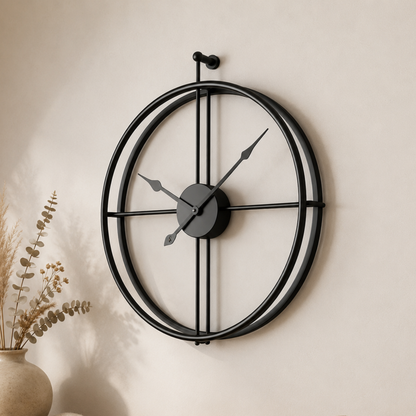 Leise Minimalistische Wanduhr
