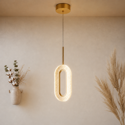Moderne Kristall LED Innen Pendelleuchte