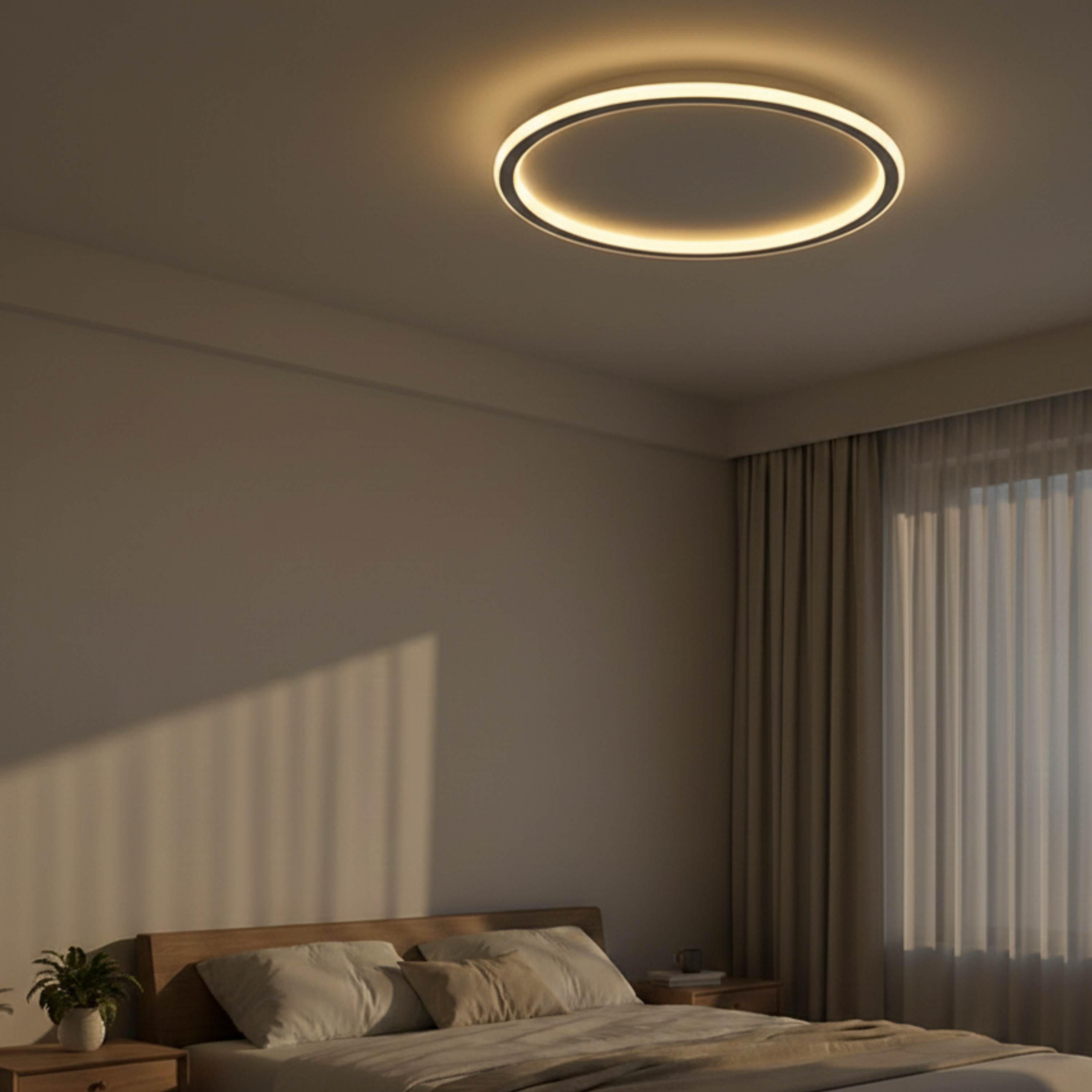 Skandinavische Runde LED Innen Deckenleuchte