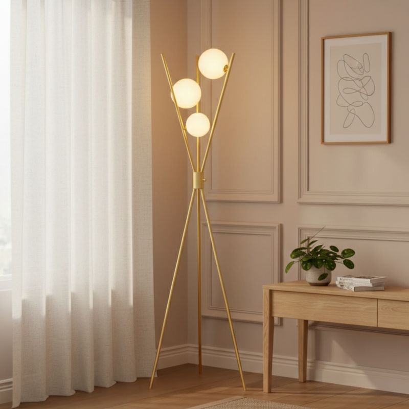 Dimmbare Modern Mid Century Stehlampe