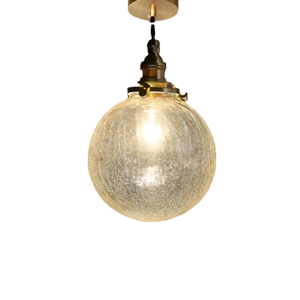 Nordische Retro LED Kristallglas Pendelleuchte