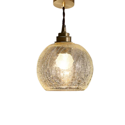 Nordische Retro LED Kristallglas Pendelleuchte