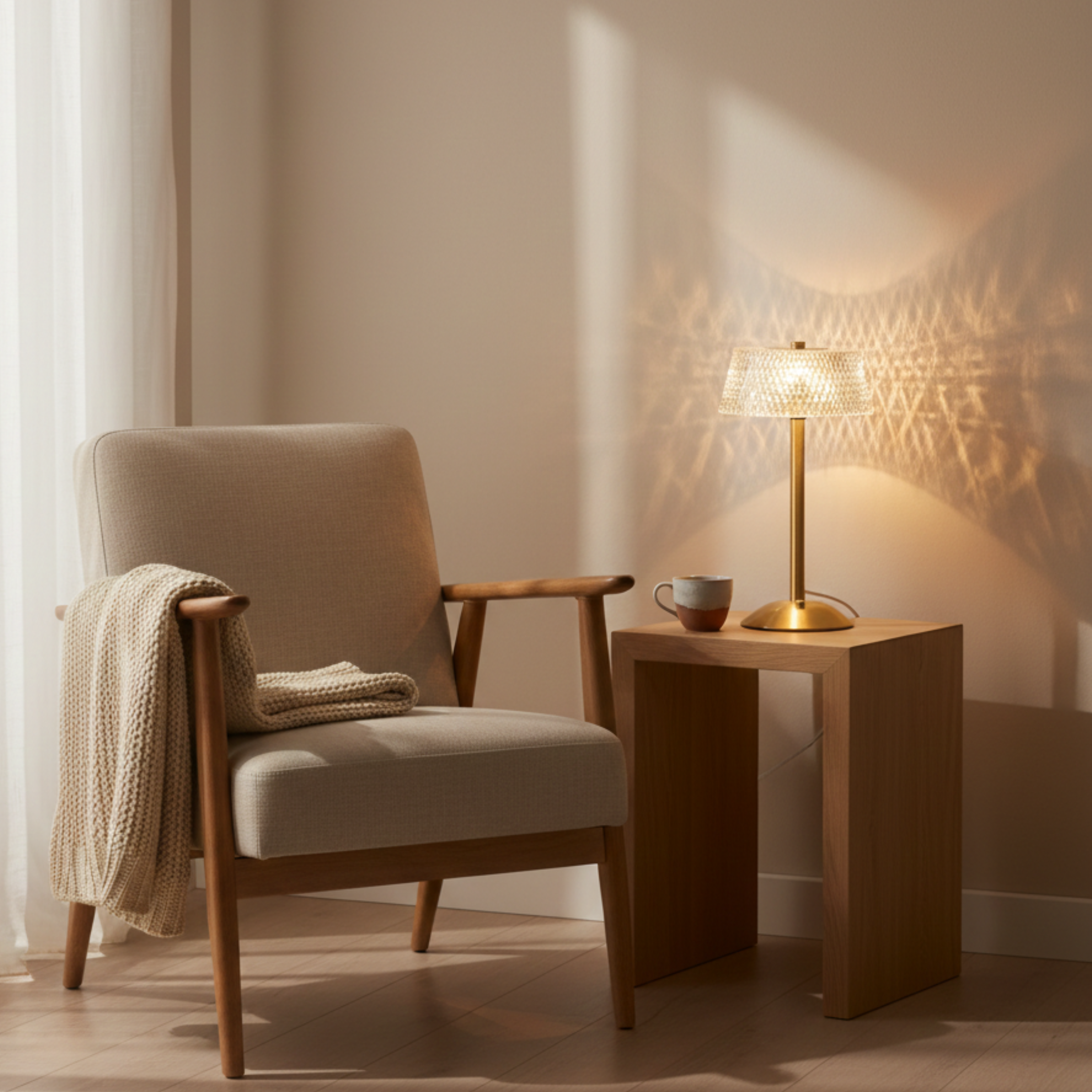 Kristall LED Tischlampe