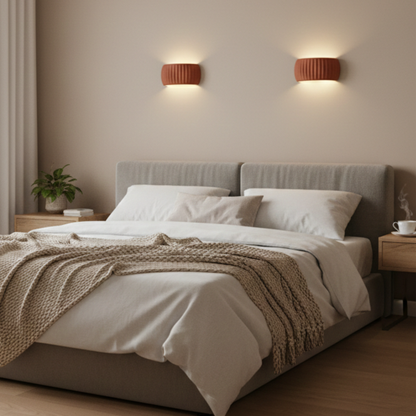 Moderne LED Wellen Wandlampe