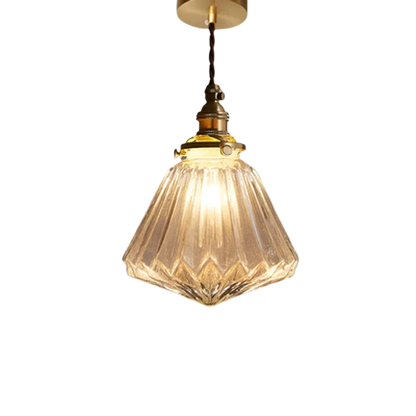 Nordische Retro LED Kristallglas Pendelleuchte
