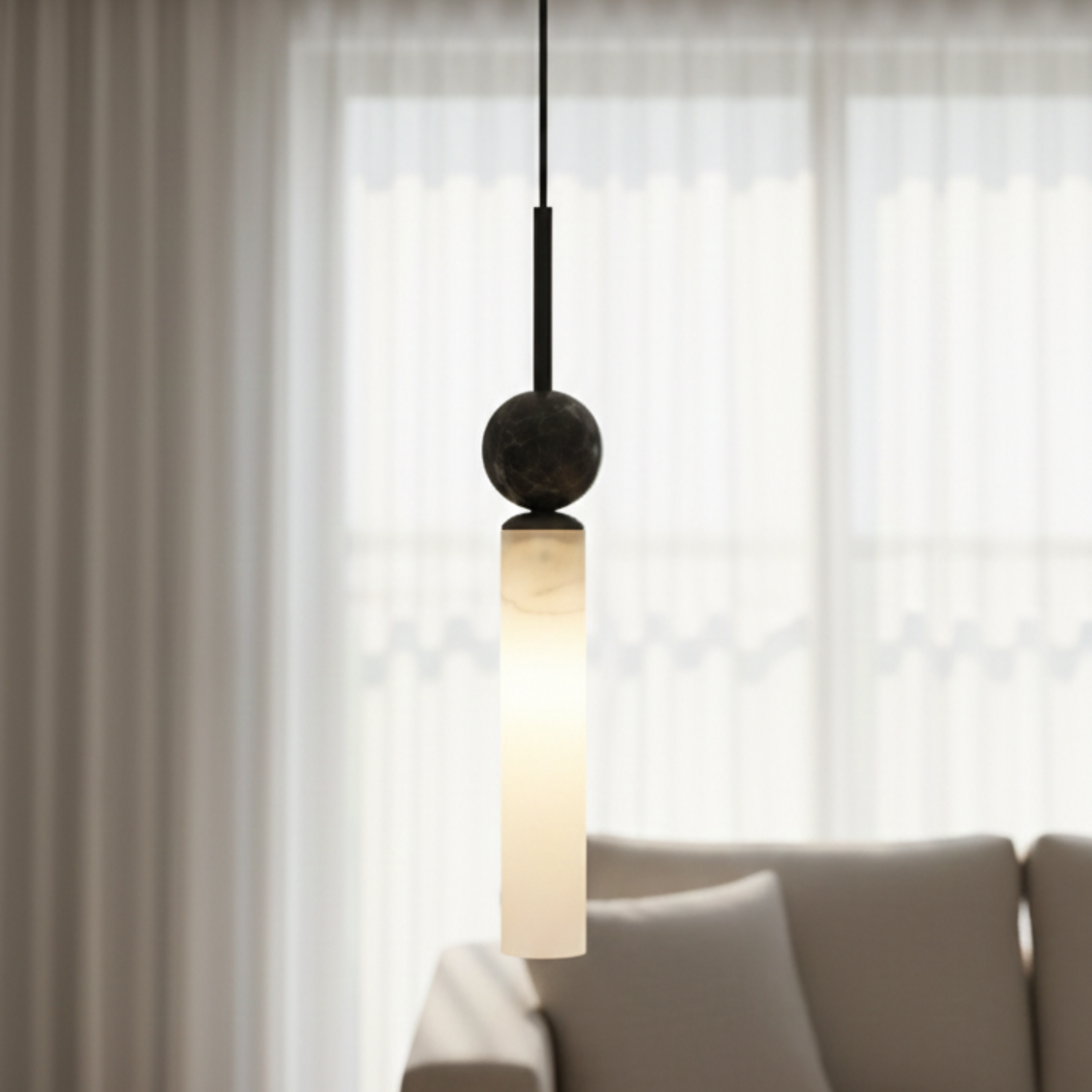 Moderne LED Marmor Hängelampe