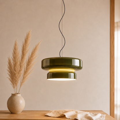 Moderne Ringförmige Glas Pendelleuchte LED Innenleuchte