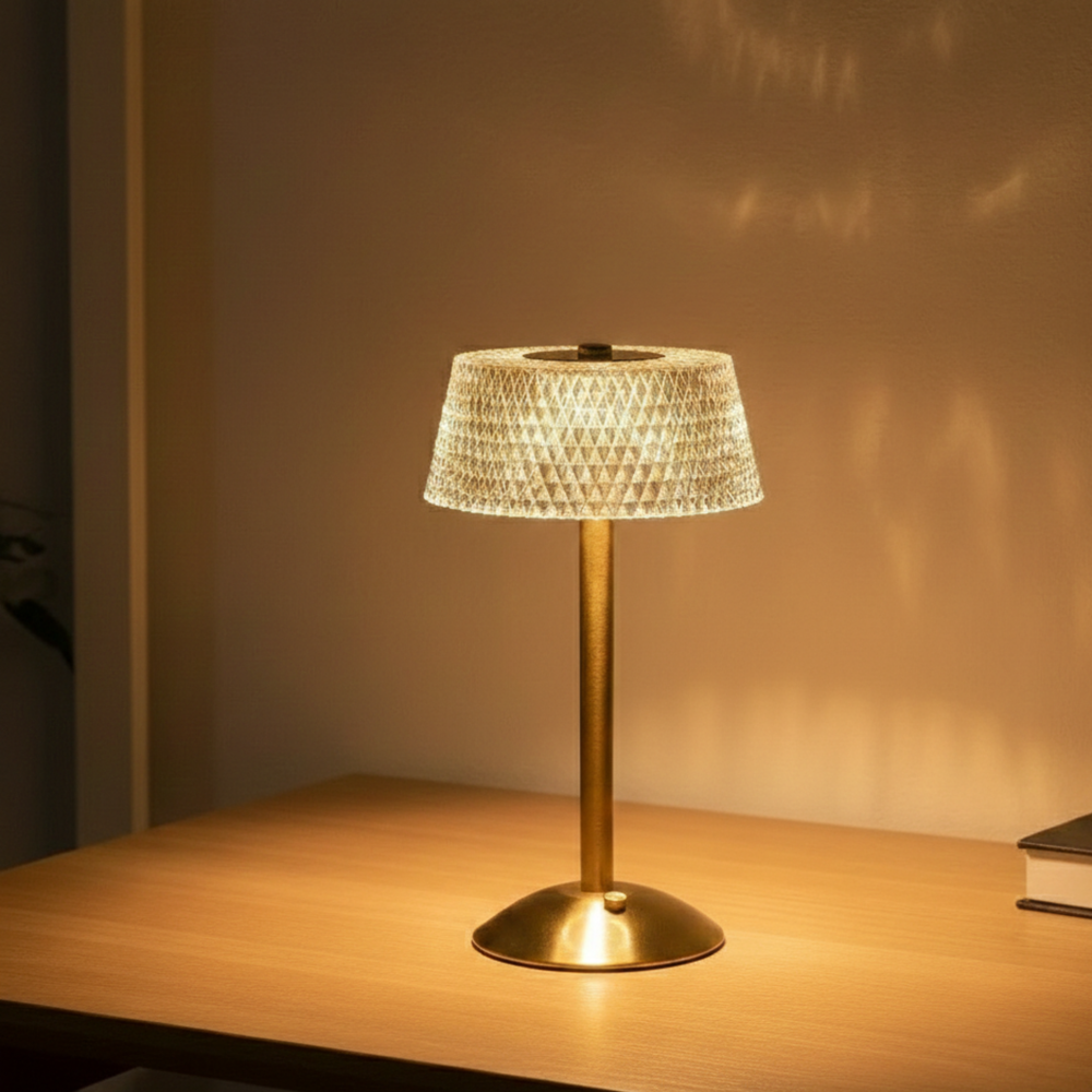 Kristall LED Tischlampe