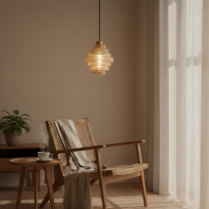 Moderne Minimalistische Glas Pendelleuchte