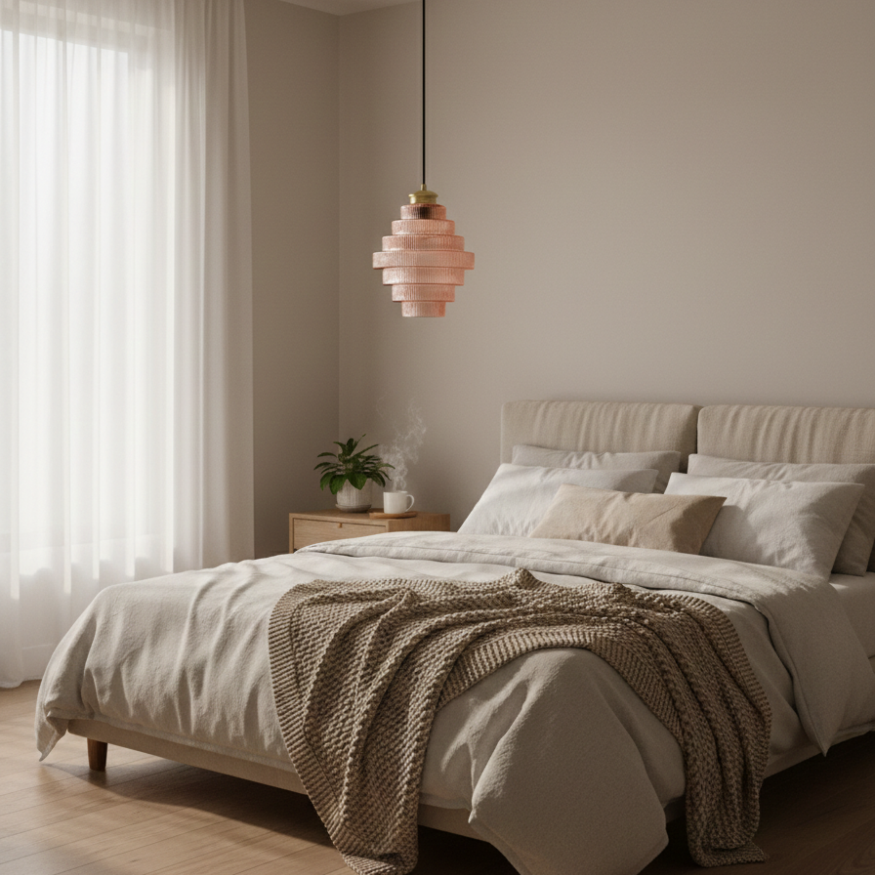 Moderne Minimalistische Glas Pendelleuchte
