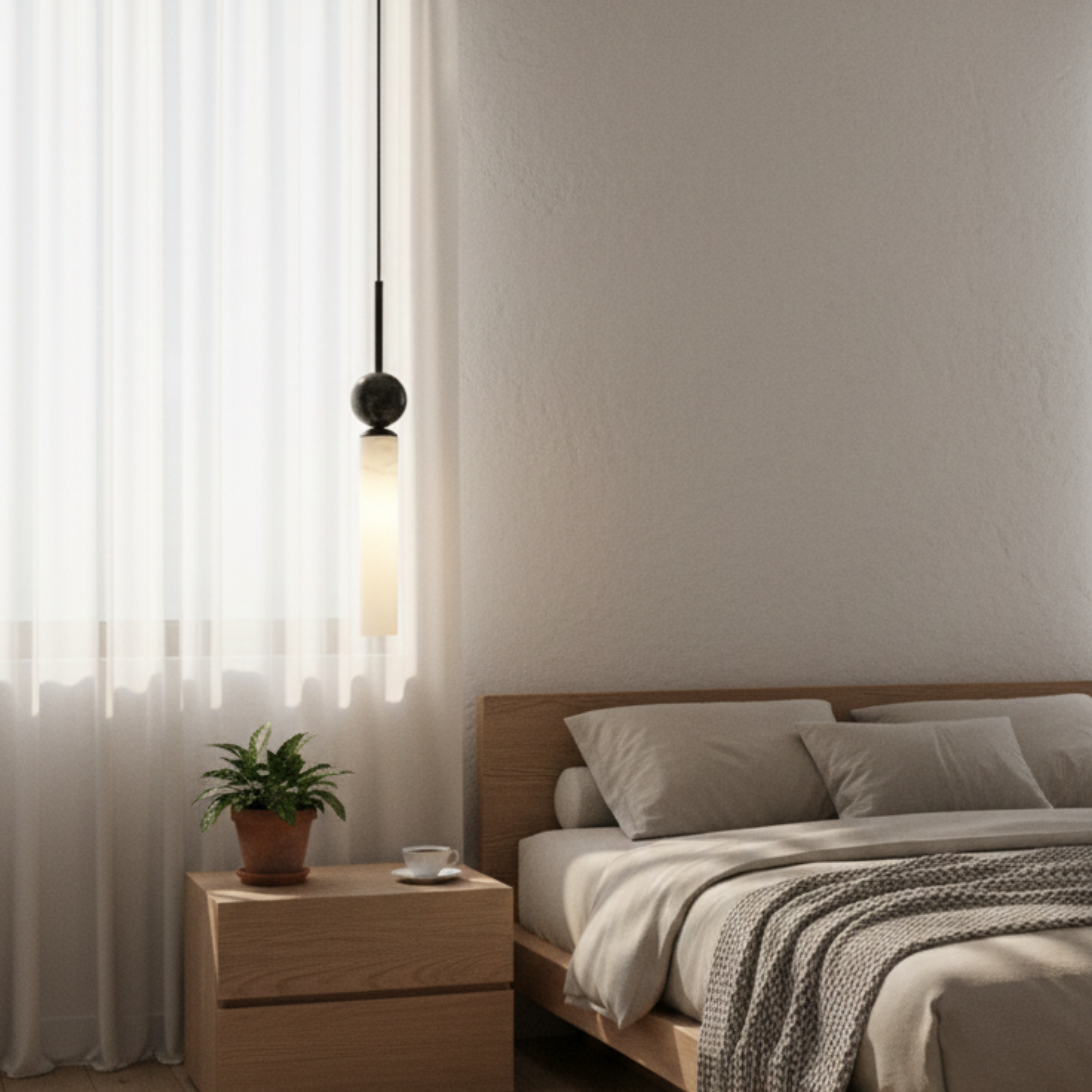 Moderne LED Marmor Hängelampe