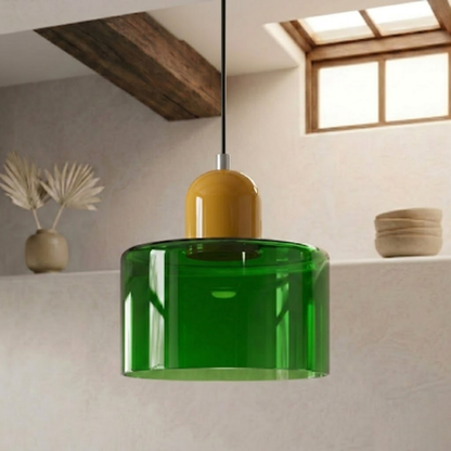 Pendelleuchte mit erweitertem Halo Design