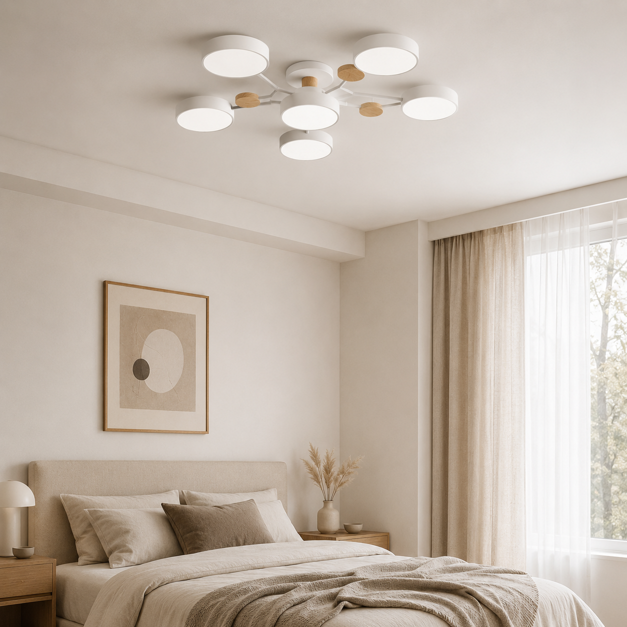 Moderne Halo LED Deckenleuchte