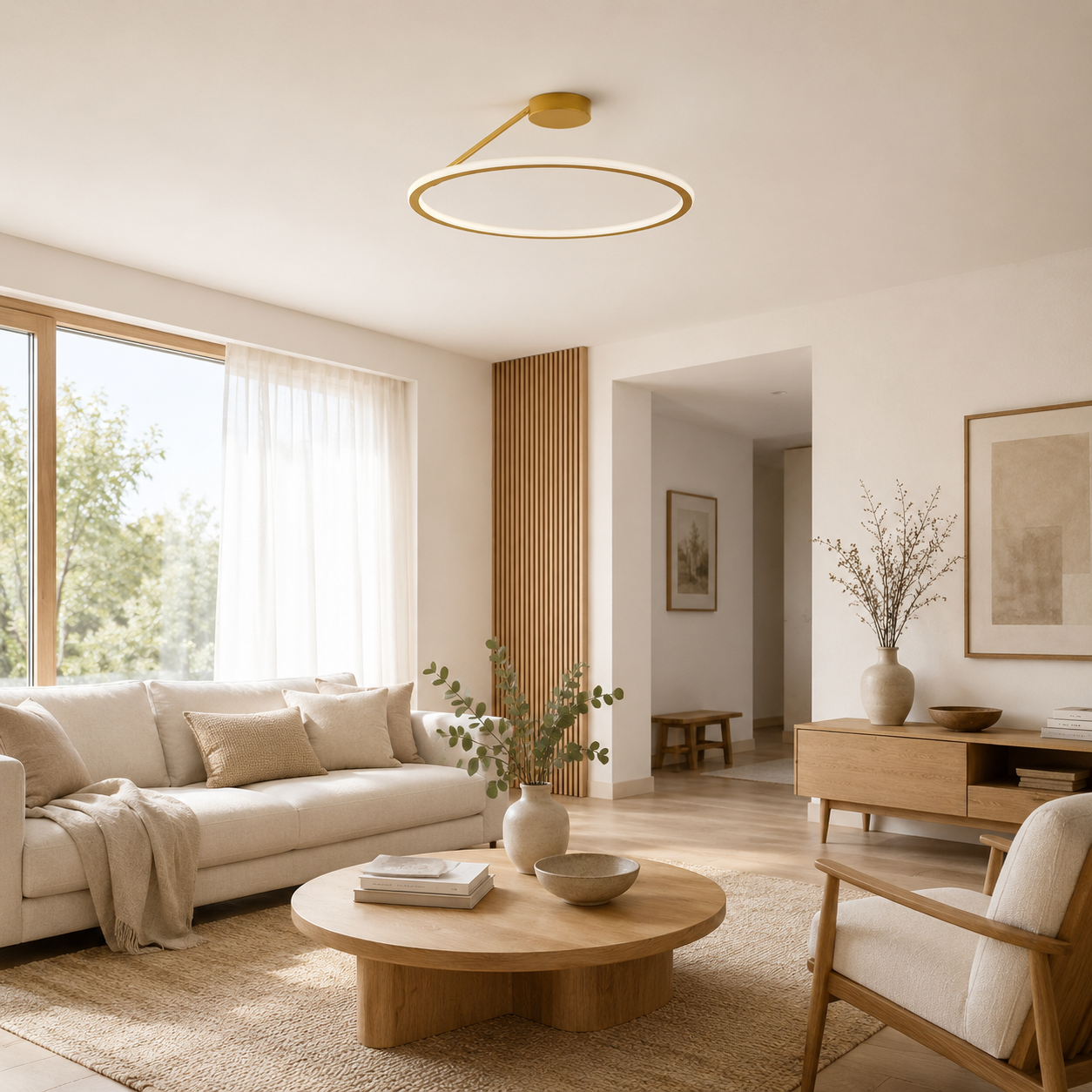 Elegante Halo LED Deckenleuchte