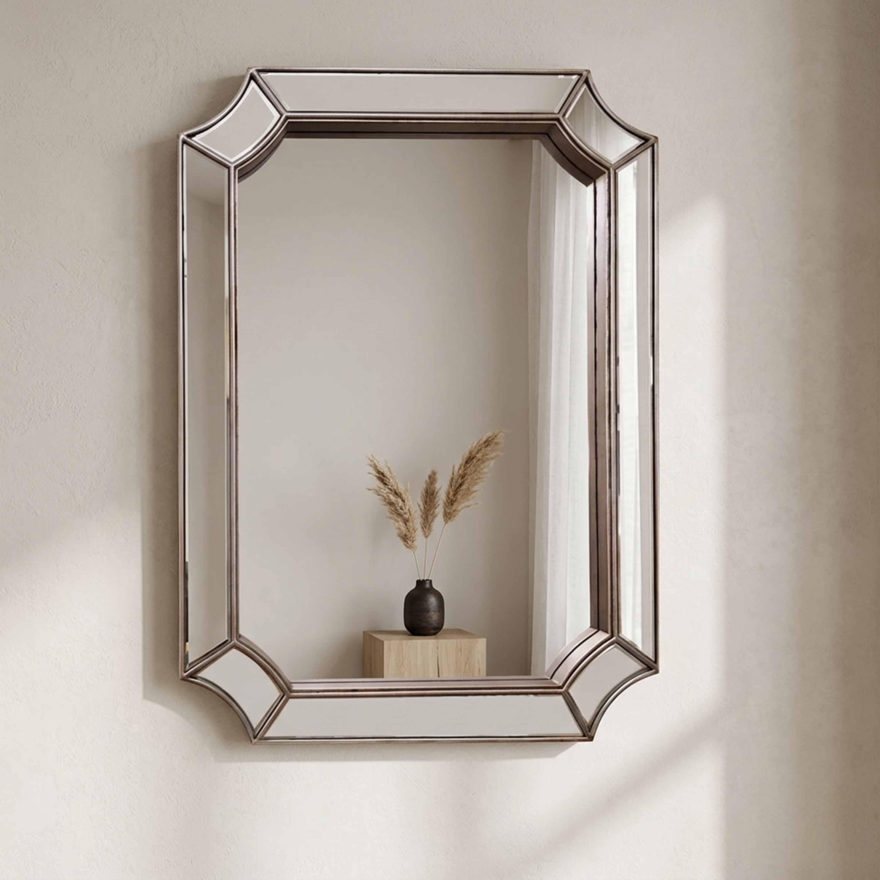 Moderner Vintage Wandspiegel