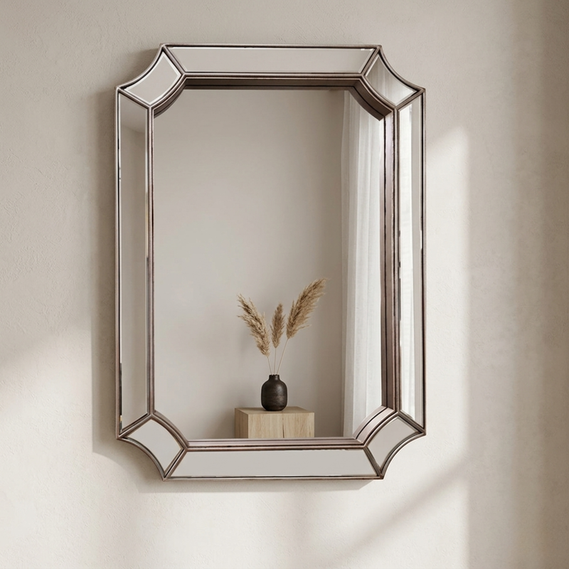 Moderner Vintage Wandspiegel