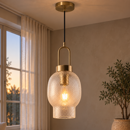 Nordische Minimalistische Glas LED Pendelleuchte