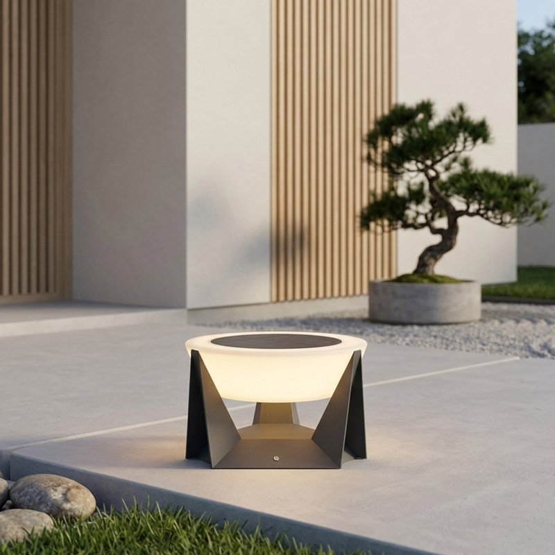 Moderne LED Solar Außenleuchte