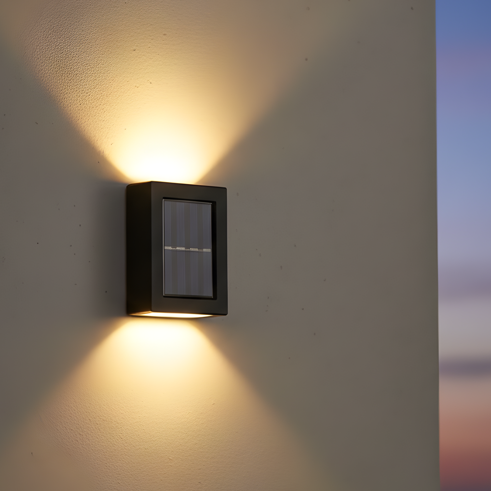 LED Solar Außenwandleuchte