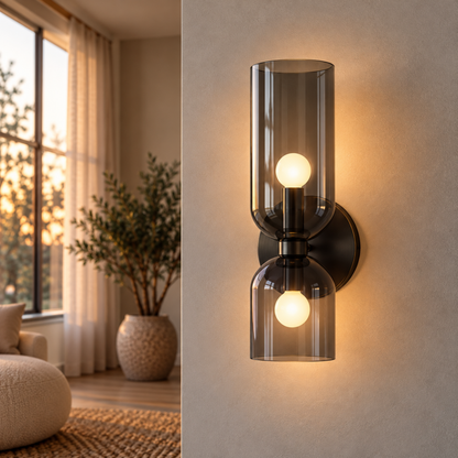 Moderne Glas Wandleuchte