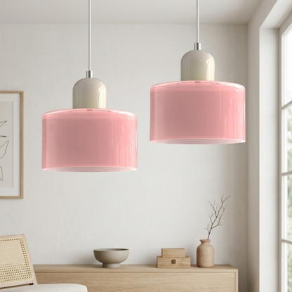 Pendelleuchte mit erweitertem Halo Design